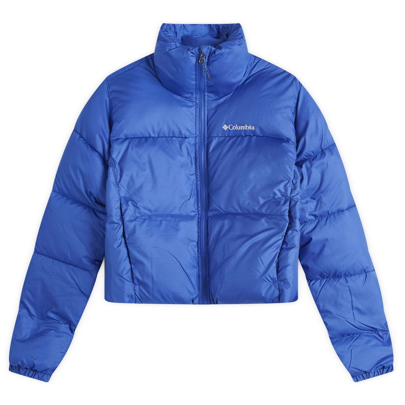 Pufferjacka Columbia Women's Puffect Cropped Down Jacket, Size L Blå | 2088501-BLU