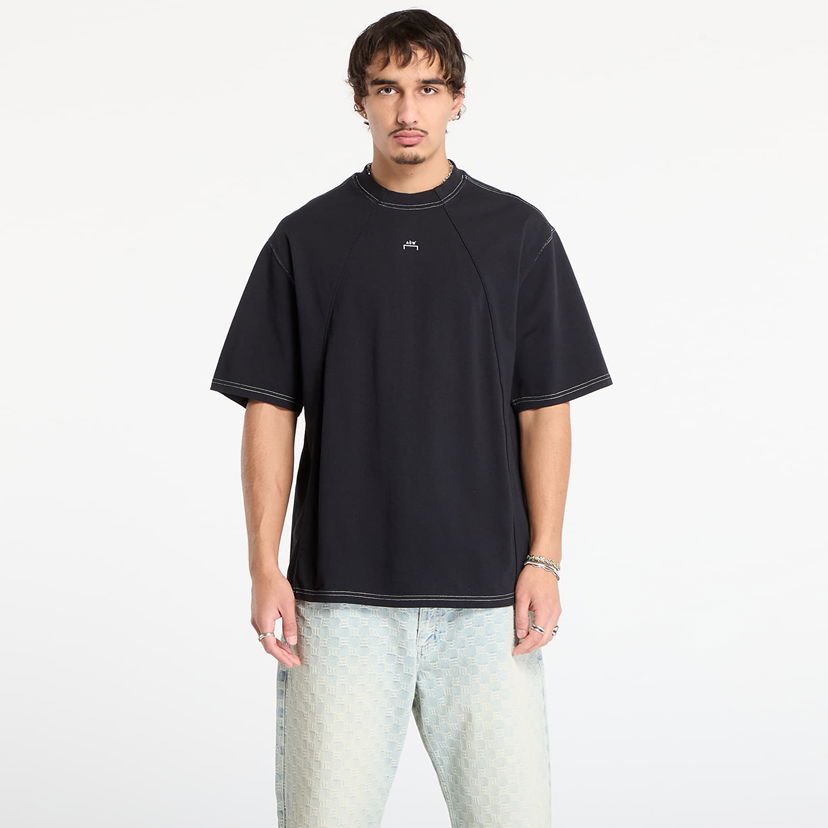 T-shirt A-COLD-WALL* Millbank Short Sleeve T-shirt with Exposed Stitching Svart | ACWMTS230 Black