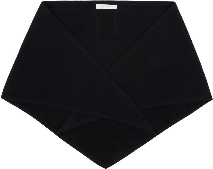 Halsduk The Row The Row Leomine Cashmere Scarf Svart | 10070-Y556