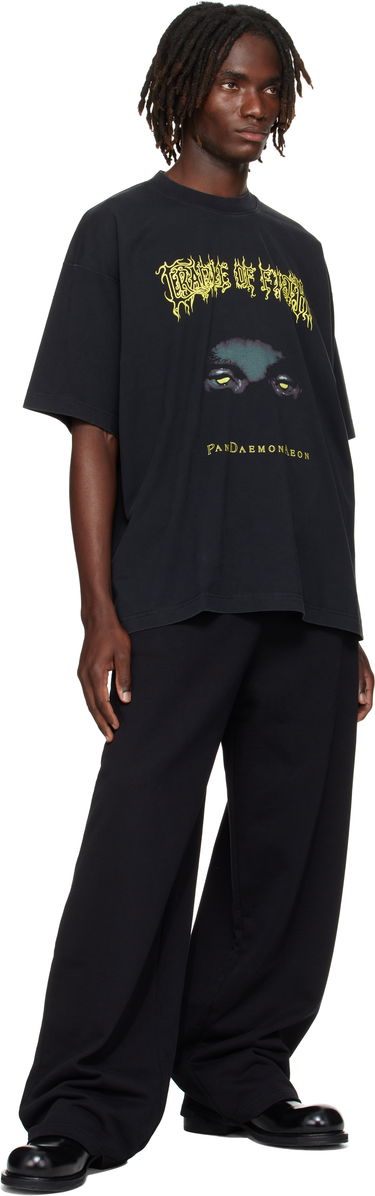 Träningsbyxor VETEMENTS Vetements Logo Baggy Sweatpants Svart | UH76SP200B, 3