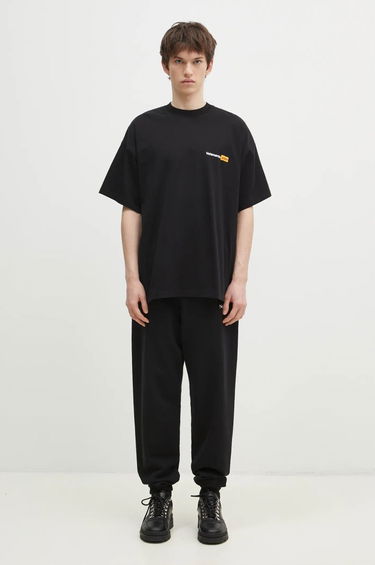 T-shirt VETEMENTS Black '.Com' T-Shirt Svart | UA66TR750B, 4