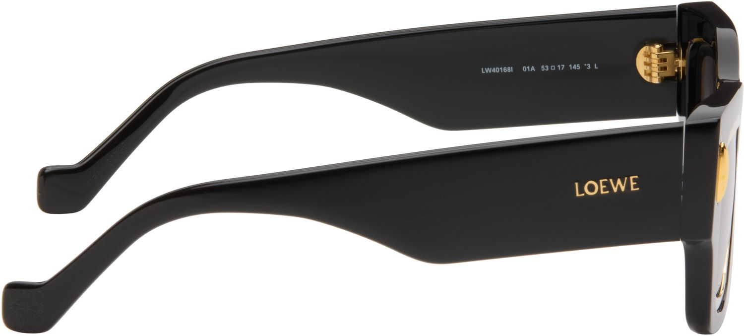 Solglasögon Loewe Loewe Cinema Double Layer Sunglasses Svart | LW40168IM5301A 840126861389, 1