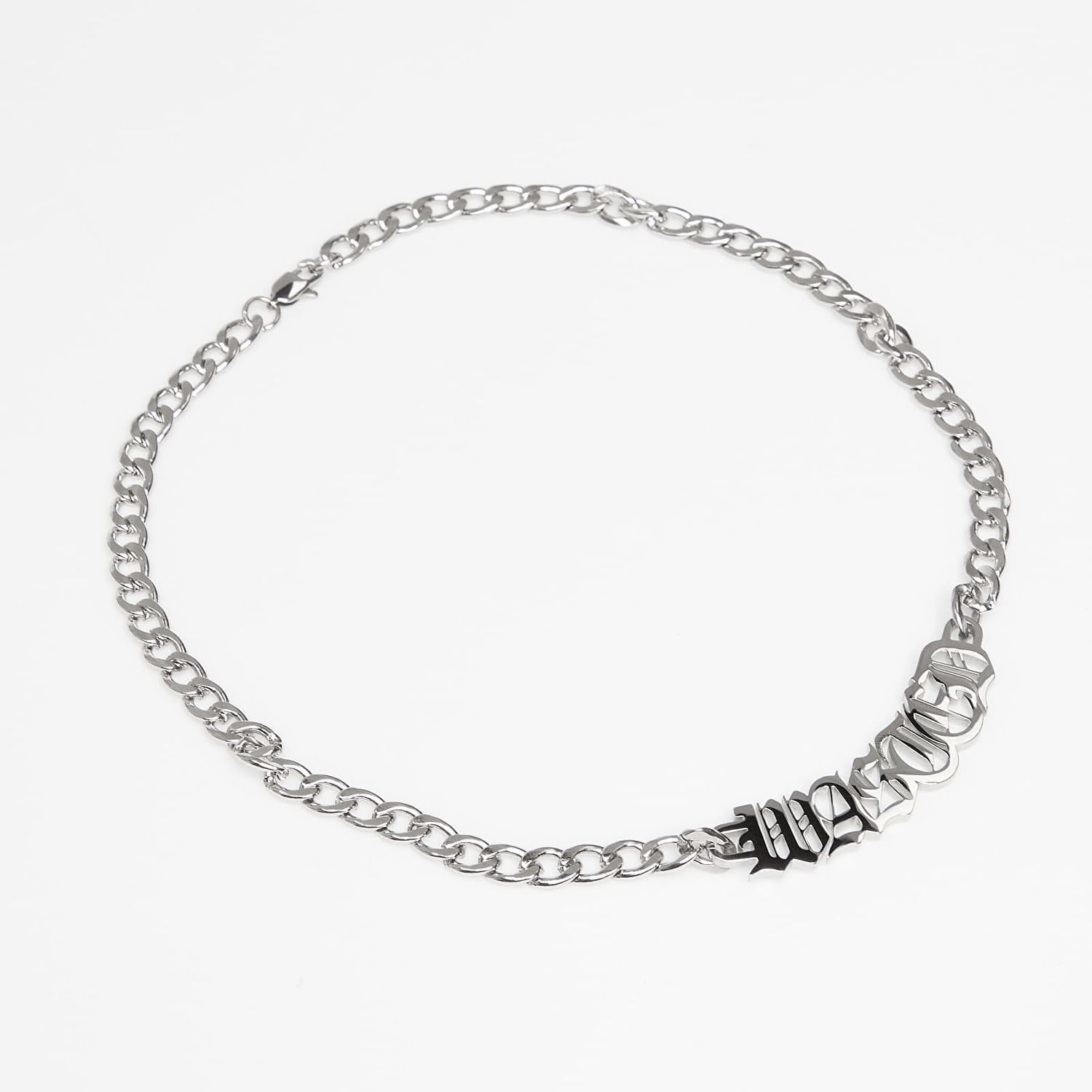 Halsband Wasted Paris U Legacy WASTED Lettering Chain Necklace Metallisk | WP_000311, 0