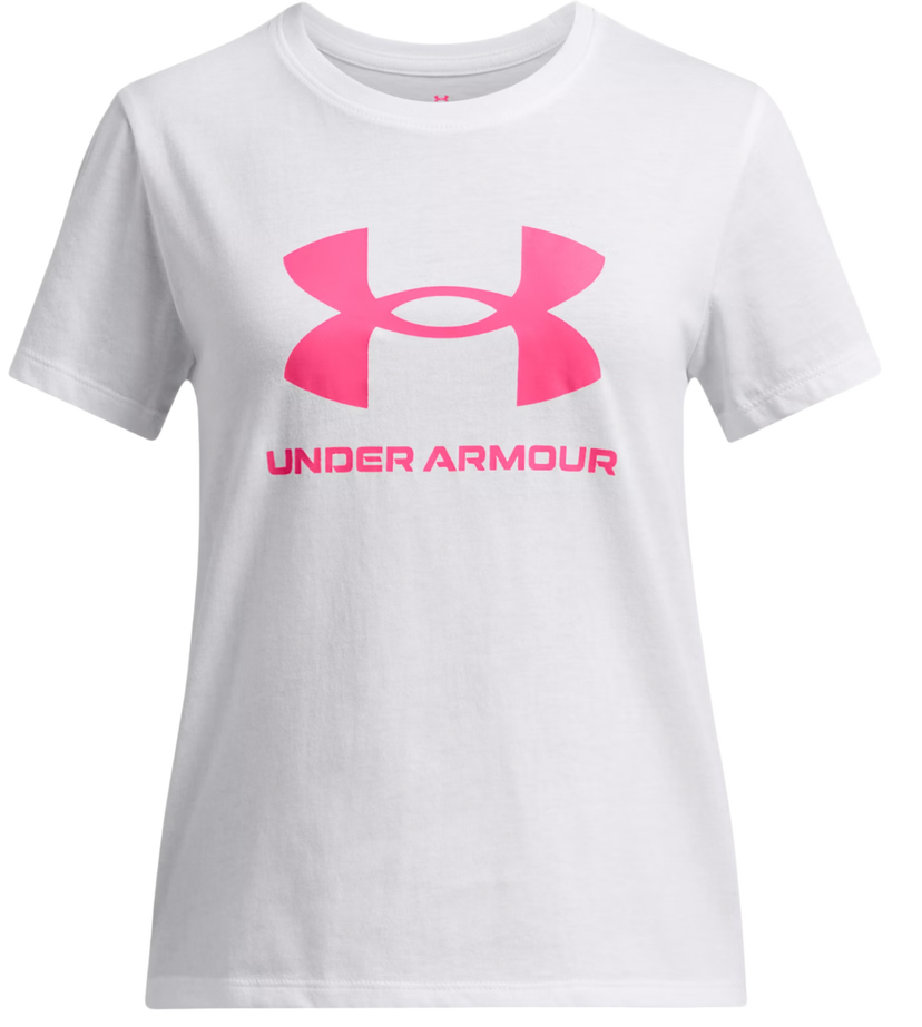 T-shirt Under Armour Big Logo Short Sleeve T-Shirt Vit | 1389756-100