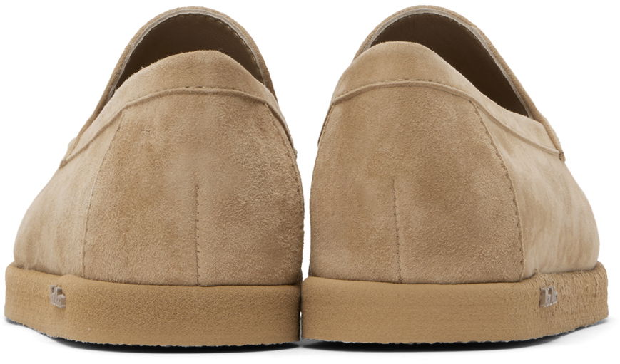 Kläder Max Mara Max Mara Goat Leather Loafers Beige | 2424526311600, 1