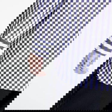 Skjorta Comme des Garçons Forever Mens Shirt Grå | FZ-B125 118 Stripe 109, 2