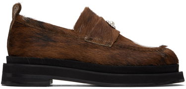 Klä Simone Rocha Simone Rocha Heart Toe Platform Loafers Brun | LOF1PD 0794, 0