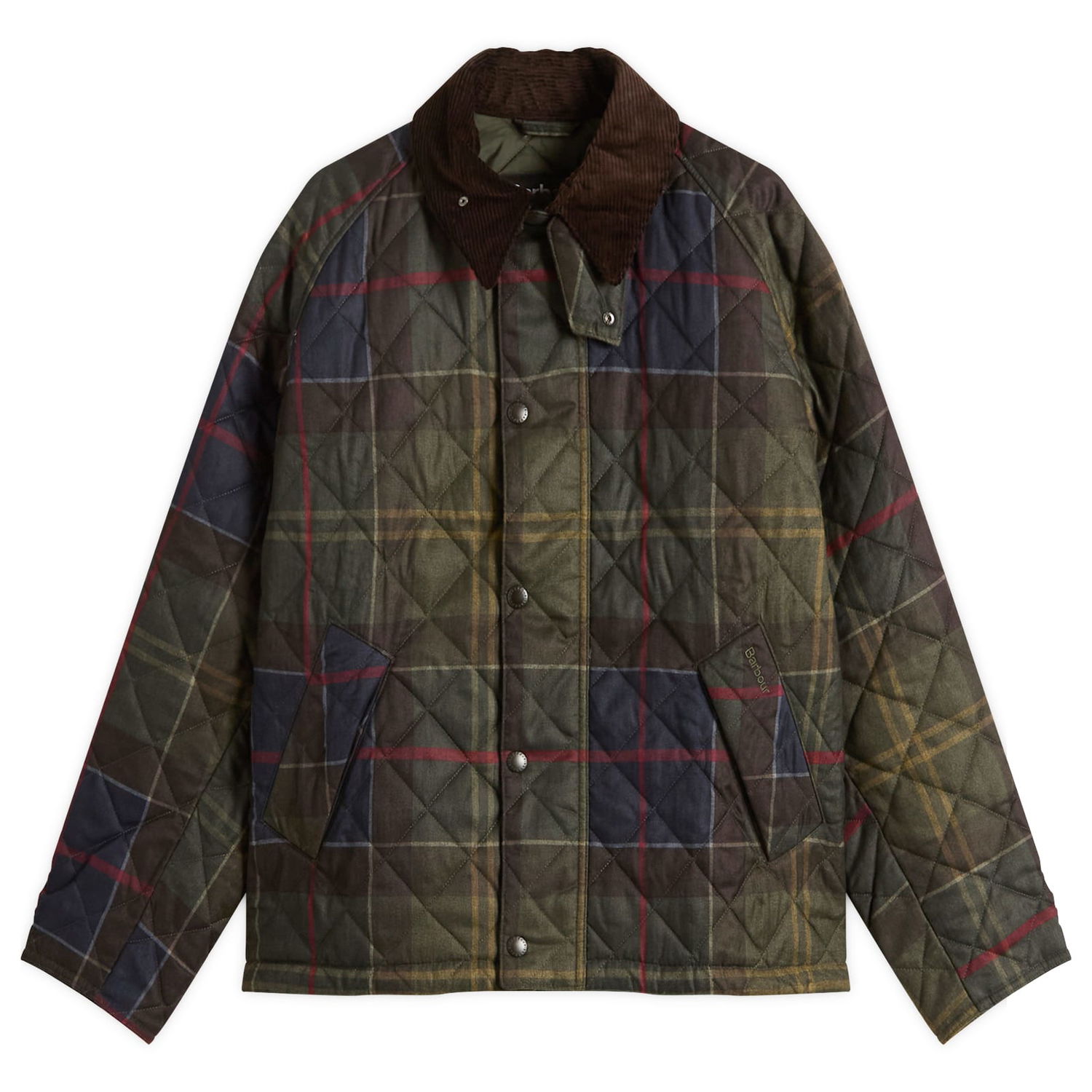 Jacka Barbour Tartan Transport Quilted Jacket, Size 38 Flerfärgad | MQU1869TN14, 1
