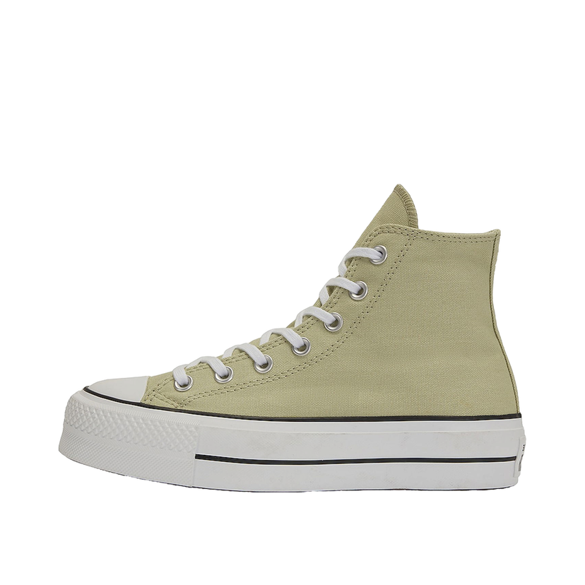 Sneakers och skor Converse Chuck Taylor All Star Lift Platform Seasonal Color Olive Aura White W Gul | A03386F