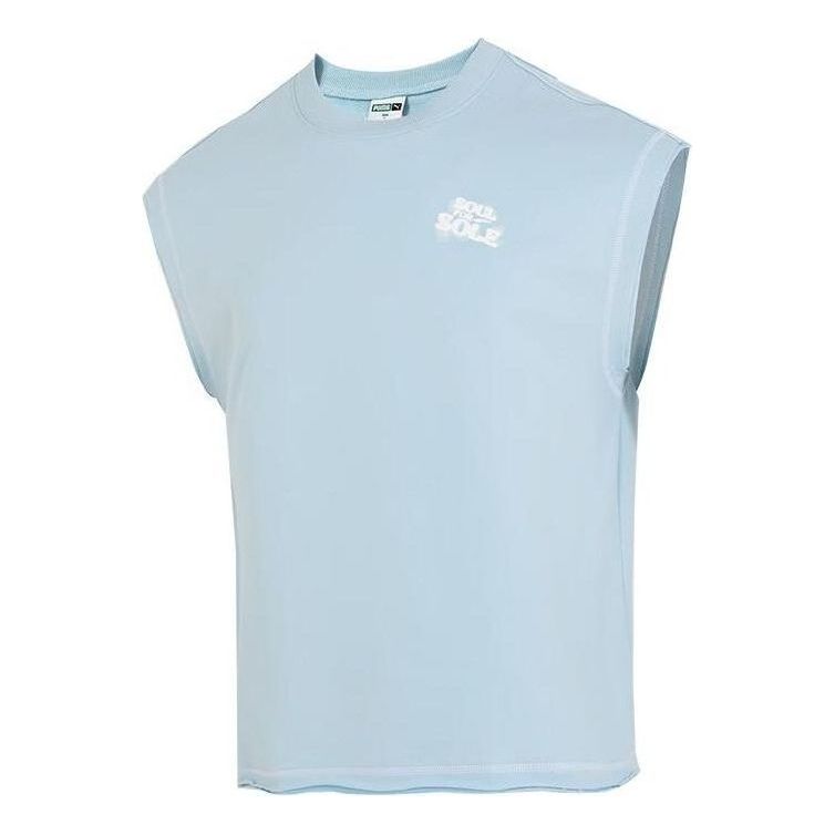 Linne Puma Sole Logo Vest Blå | 626859-68