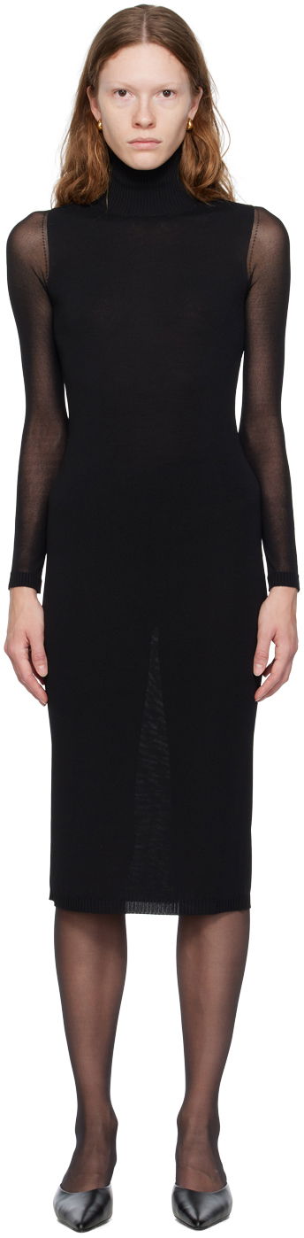 Klä Max Mara Max Mara Natalia Midi Dress Svart | 2313260539600 MM12051