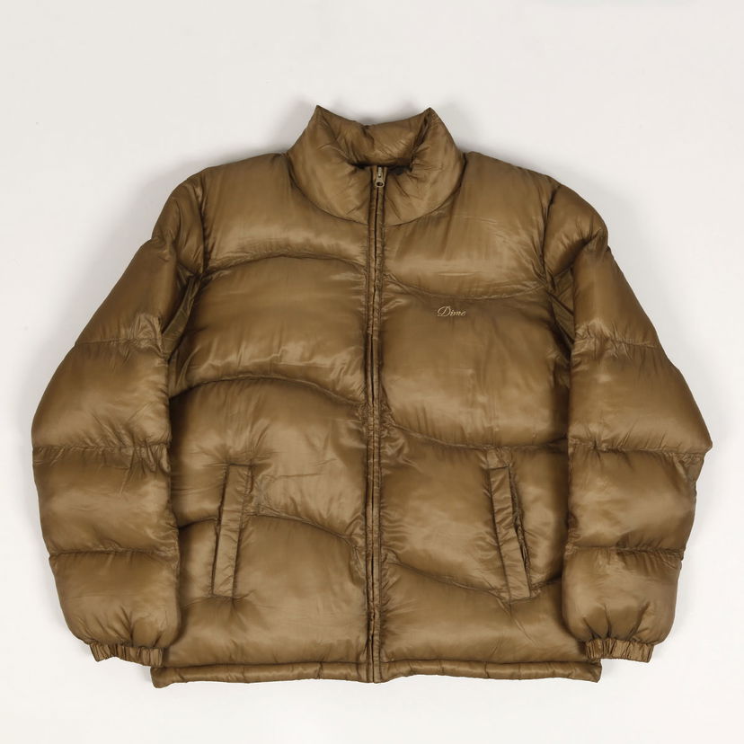 Pufferjacka Dime Classic Ripstop Puffer Jacket Brun | DIMEHO242GLD