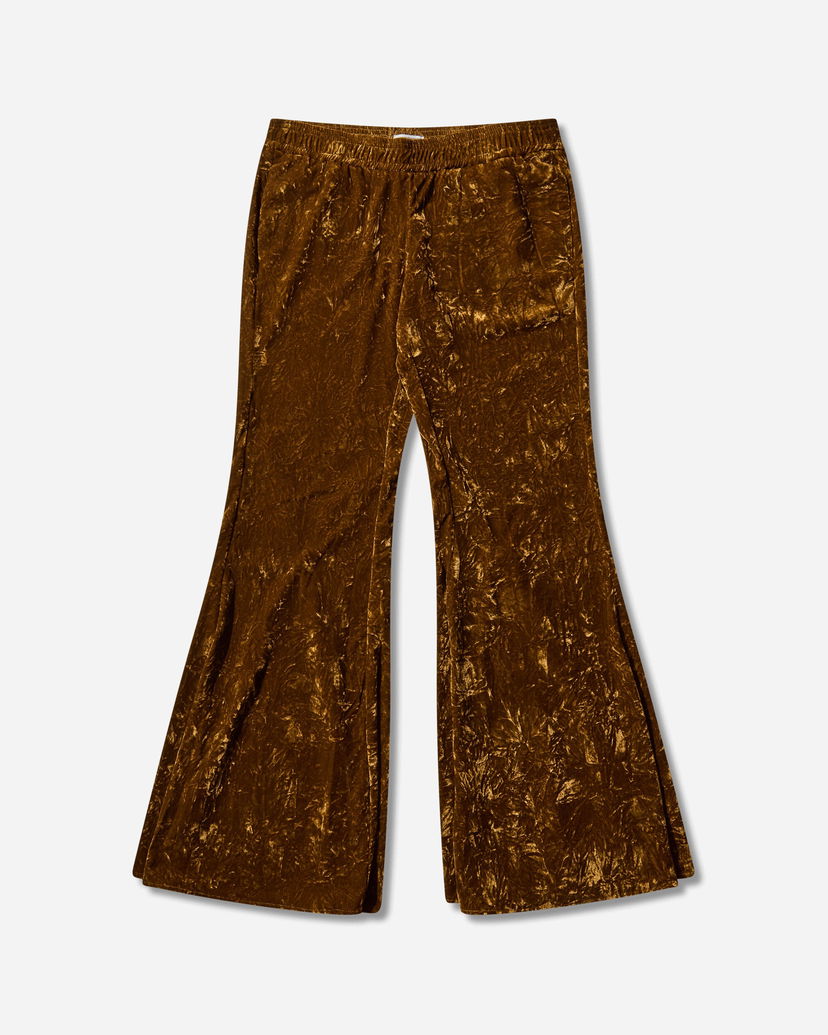 Byxor GUESS Velour Flare Pants Brun | W5BQ05W0260 G1EM
