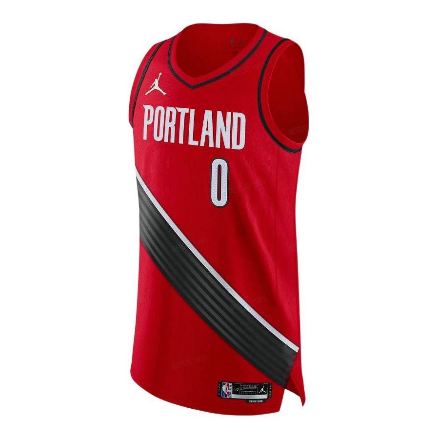 Jersey Nike Portland Trail Blazers Damian Lillard Statement Edition Authentic Jersey Röd | DB3495-657, 0