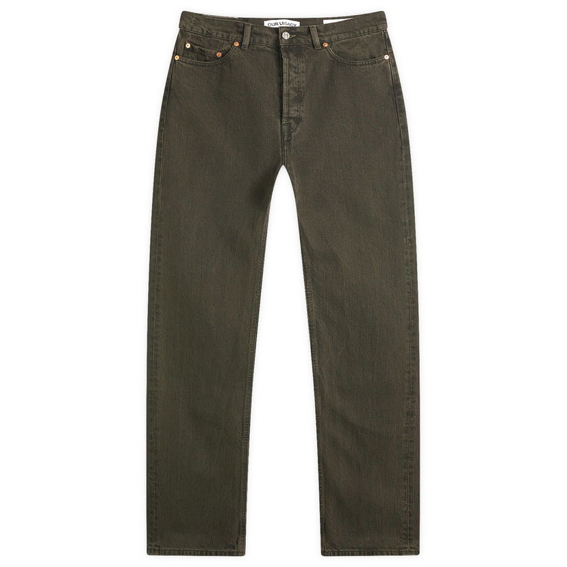 Jeans OUR LEGACY Our Legacy First Cut Jeans, Size 34 Grön | M2255FO