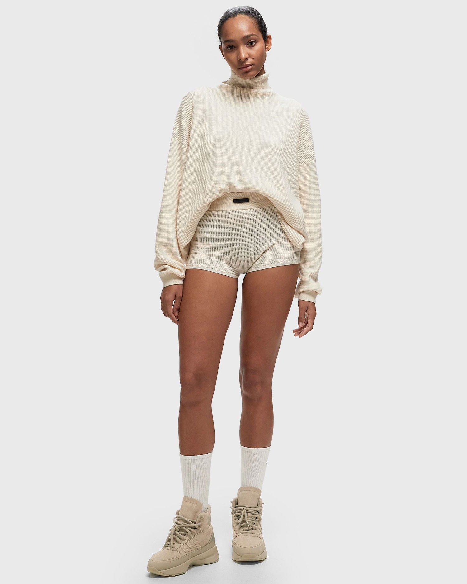 Sweater Fear of God Essentials Waffle Turtleneck Vit | 192BT247292FW-059, 1