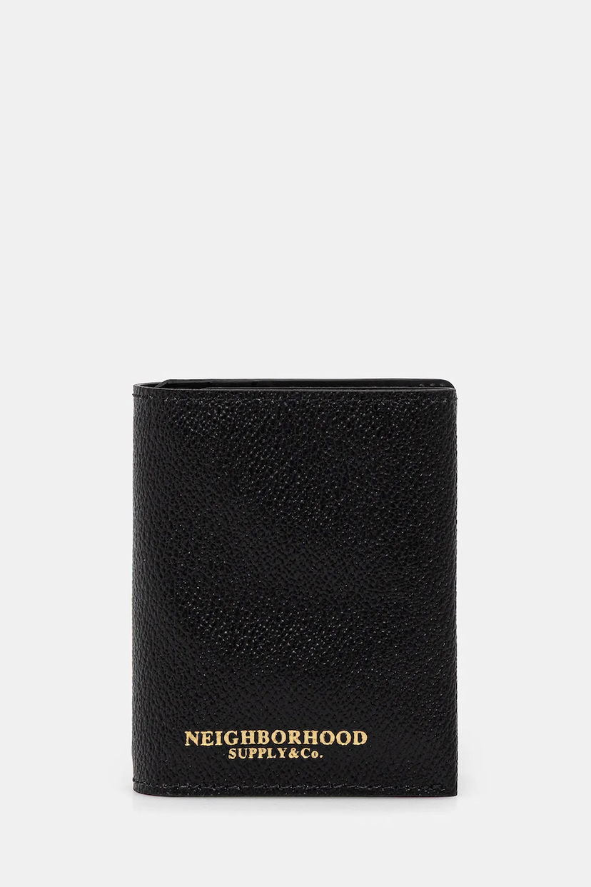 Plånbok Neighborhood Neighborhood Coated Wallet Svart | 251MVNH.AC01