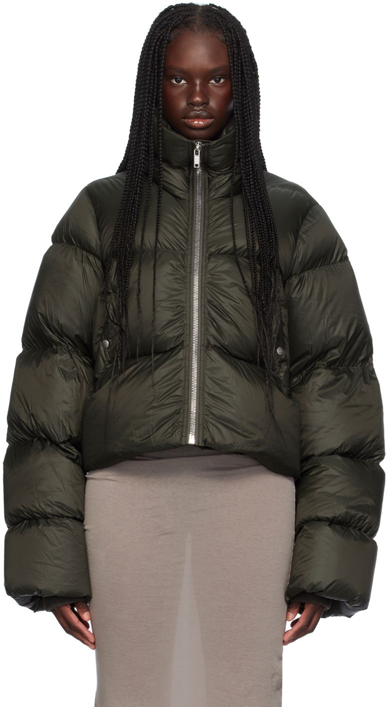 Pufferjacka Rick Owens Porterville Turtle Down Puffer Jacket Grön | RP02D3772 NPD3