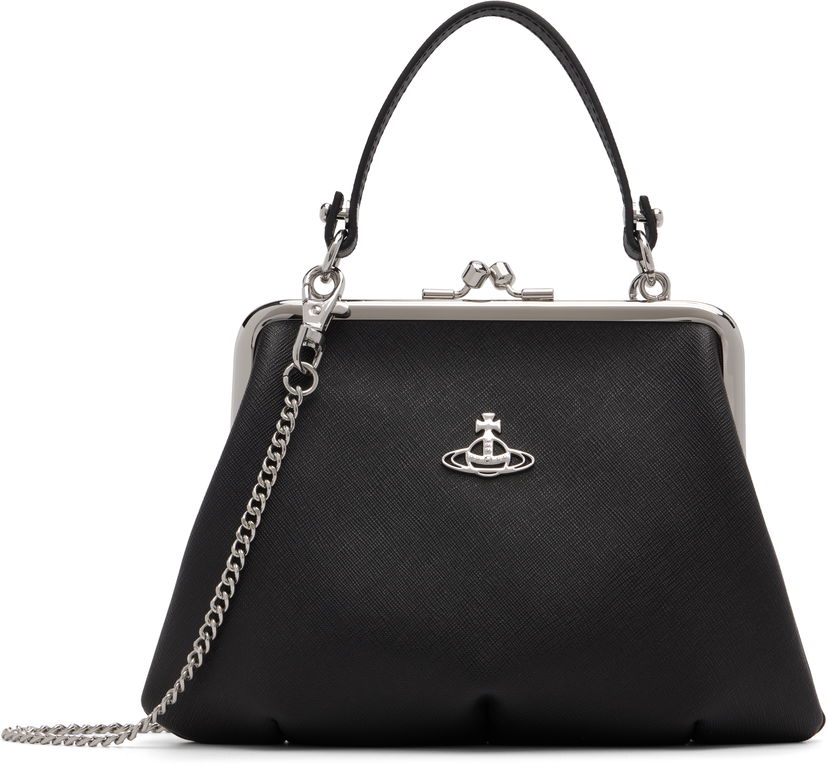Handväska Vivienne Westwood Vivienne Westwood Granny Frame Bag Svart | 4B010006W-S0021-
