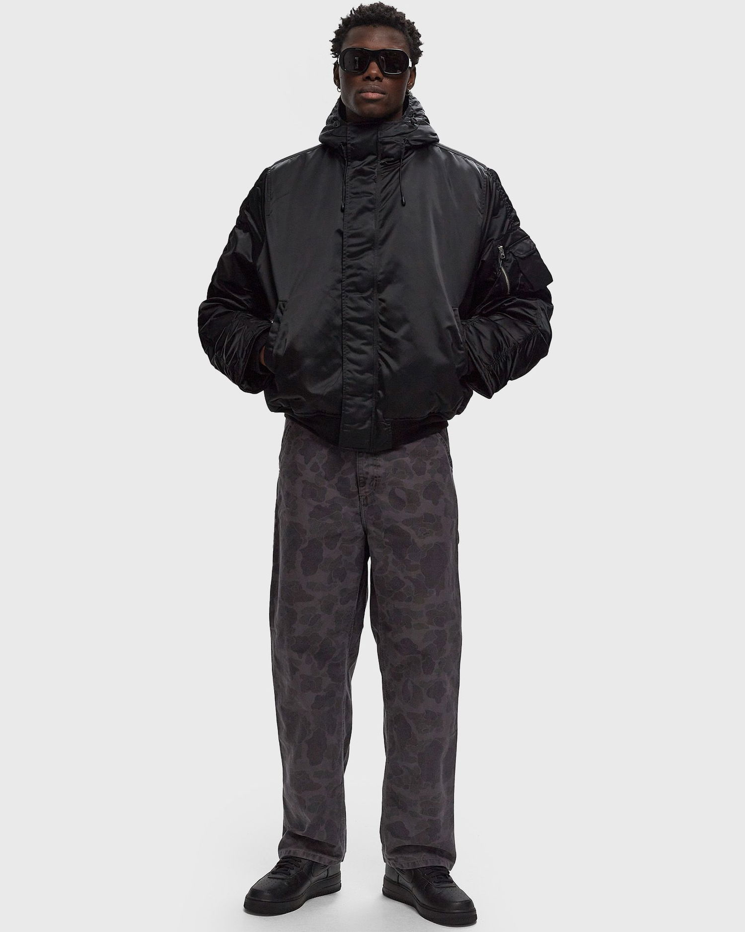 Bomberjacka Alpha Industries Parkas With Hood Svart | 148132UV-03, 1