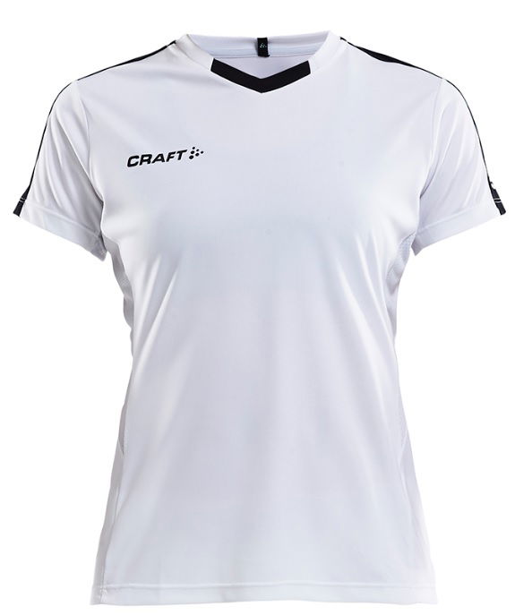 T-shirt Craft Contrast Jersey T-Shirt Vit | 1905567-1900