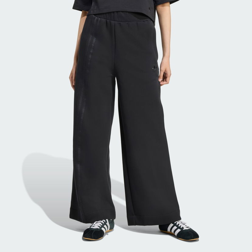 Byxor adidas Performance Off Placed 3-Stripes Wide Leg Pants Svart | JX2733