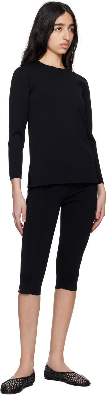 Sweater TOTEME TOTEME Compact Knit Top Svart | 252-WRT0501-YA0187, 3