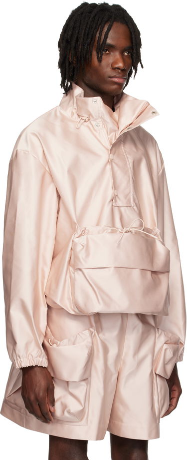 Vindjacka Simone Rocha Simone Rocha Drawstring Cargo Flap Pocket Jacket Rosa | 6117 1221, 4