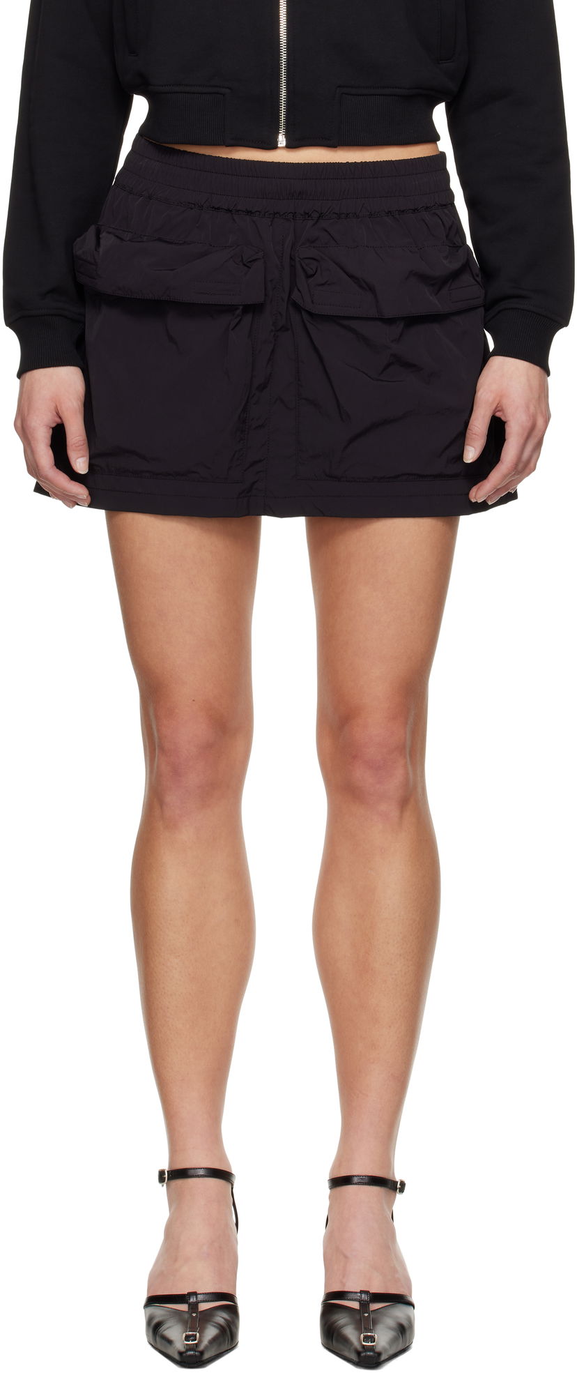 Kjol Diesel Diesel O-Cean Miniskirt Svart | A16818 0AKAD