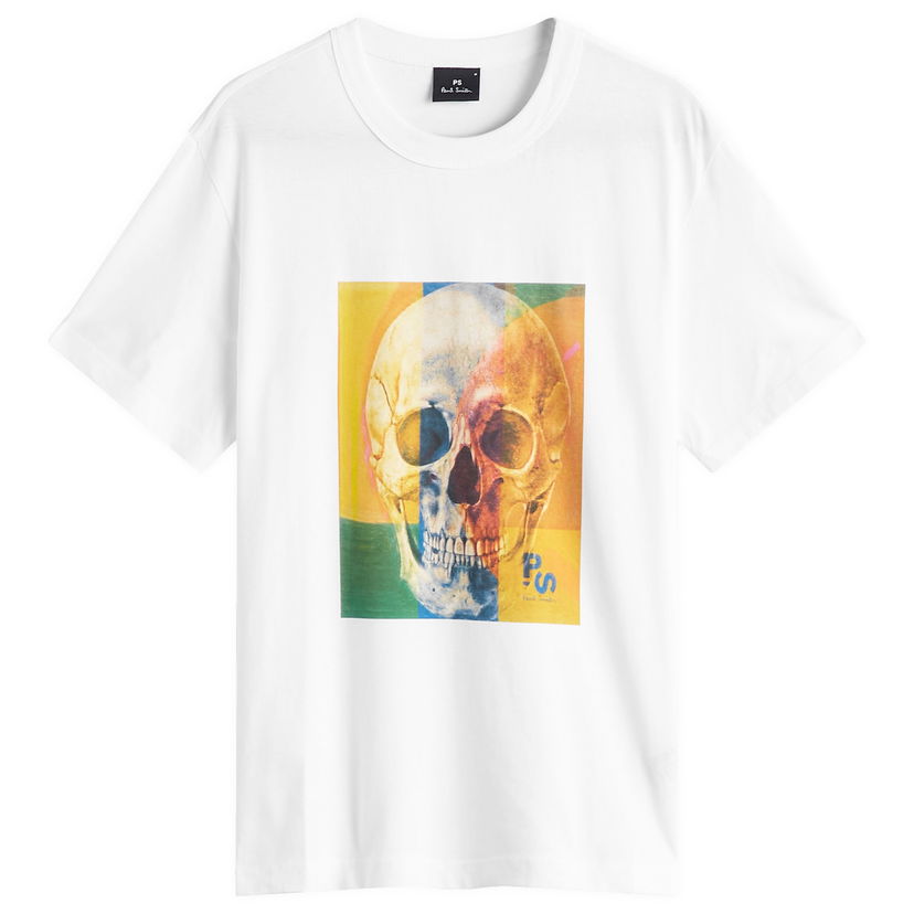 T-shirt Paul Smith Paul Smith Skull Square T-Shirt, Large Vit | M2R-220X-PP4703-01