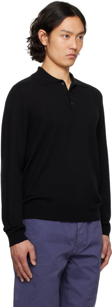 Sweater The Row The Row Judi Knit Polo Svart | 918-Y751, 1