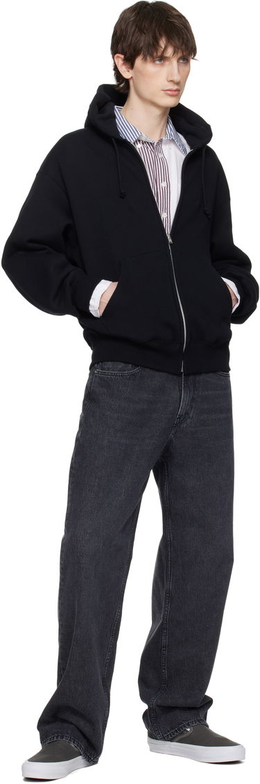 Sweatshirt WACKO MARIA WACKO MARIA 'Fight Club' Middle Weight Full Zip Hoodie Svart | 25SS-WMC-SS20, 3