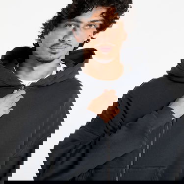 Sweatshirt Palm Angels Palm Angels GD Curved Logo Zip Hoodie Svart | PMBE02AF25FLE0021310, 2