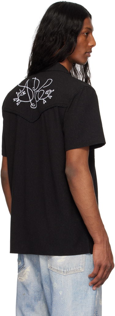 Skjorta Andersson Bell Andersson Bell Chain Embroidered Shirt Svart | atb1280m, 2