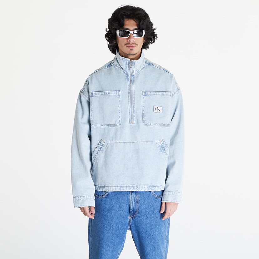 Jacka CALVIN KLEIN Jeans Denim Pop Over Jacket Turkos | J30J324863 1AA