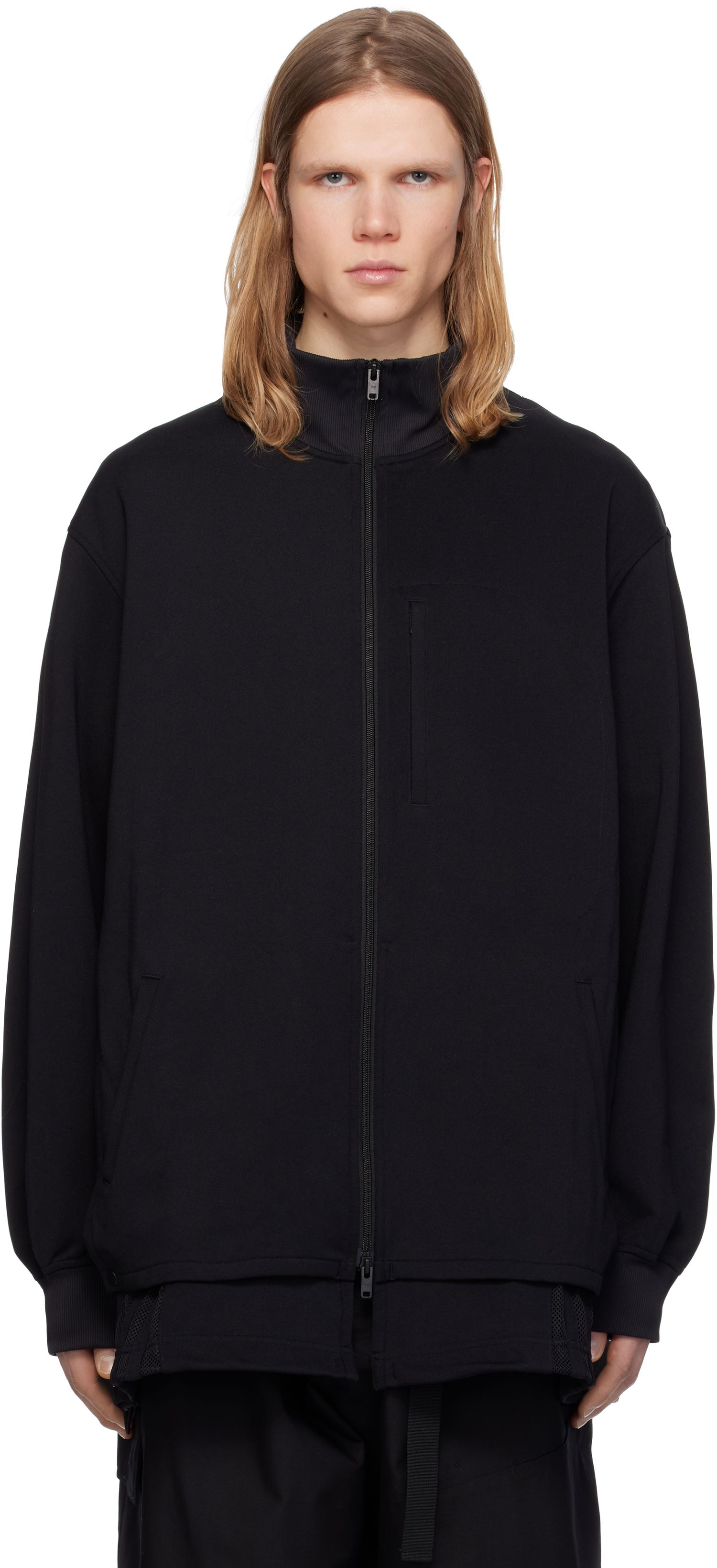 Sweatshirt Y-3 Y-3 Relaxed Track Jacket Svart | JN4989, 0