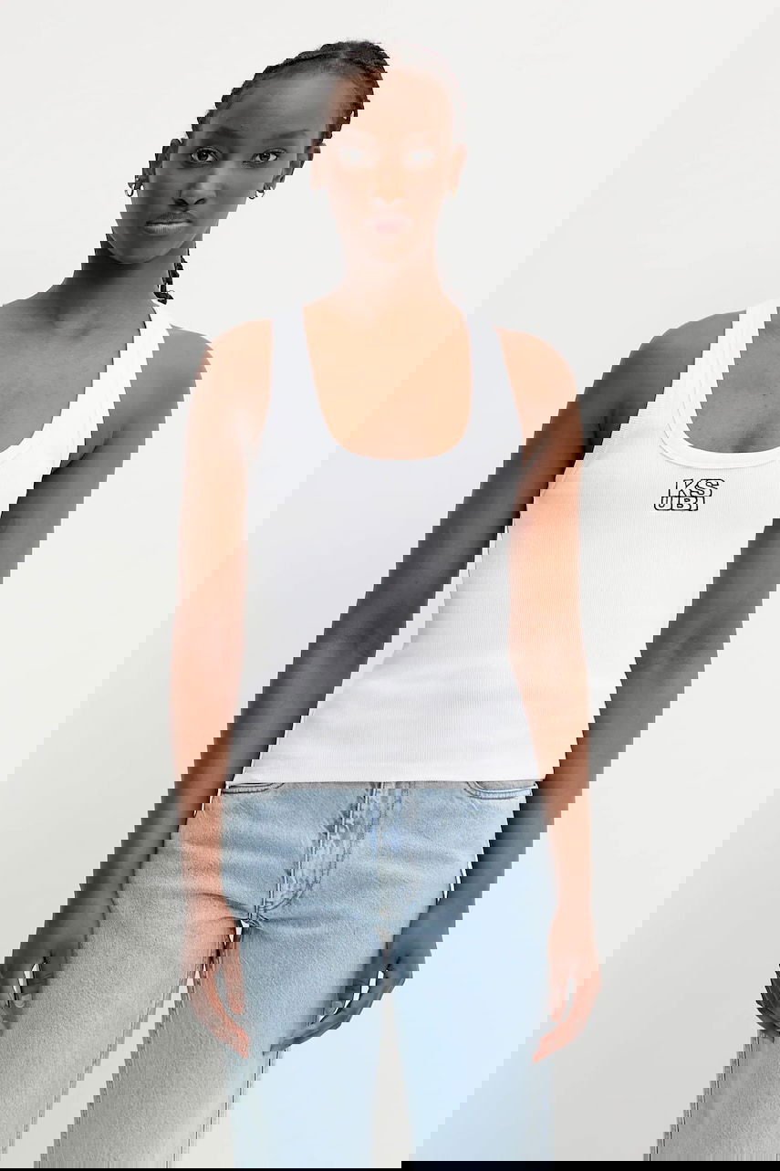 Linne Ksubi KSUBI Stacked Origin Tank Top Vit | WPS24TA005, 0