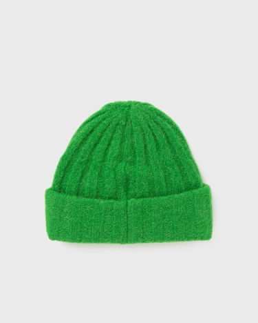 Mössa American Vintage VITOW Knitted Ribbed Beanie Grön | VITO22AH25-TREFLE, 1