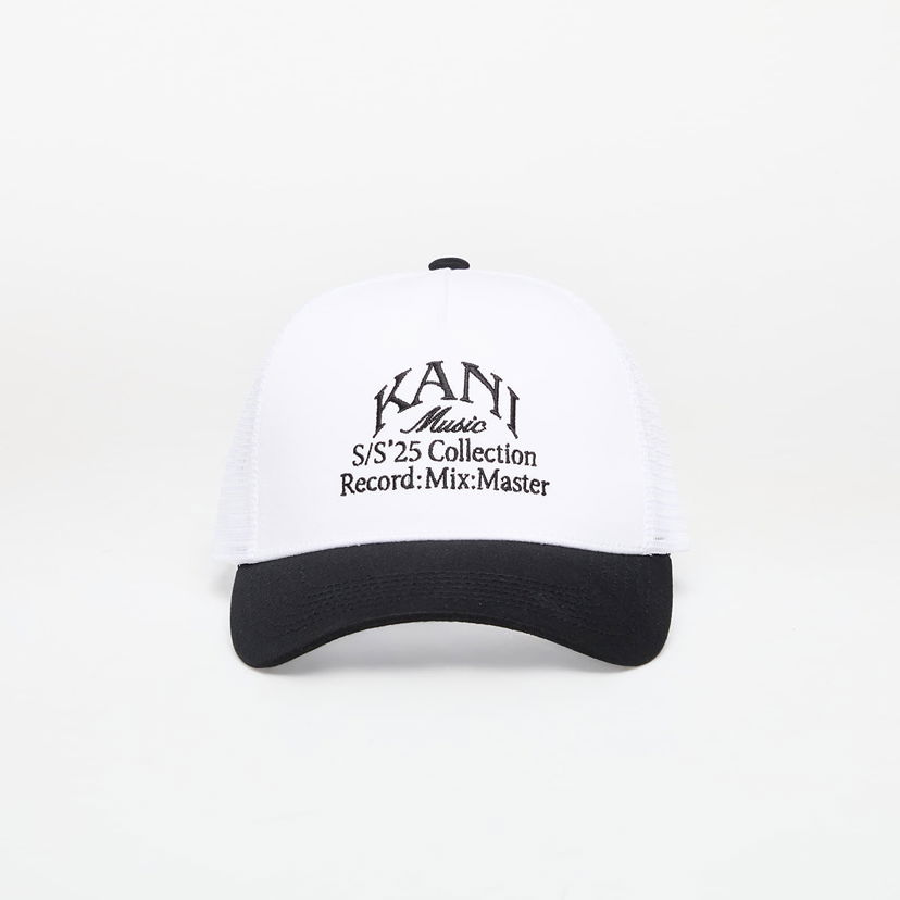 Keps Karl Kani Karl Kani Woven Signature Kani Music Trucker Cap Vit | PD00005191