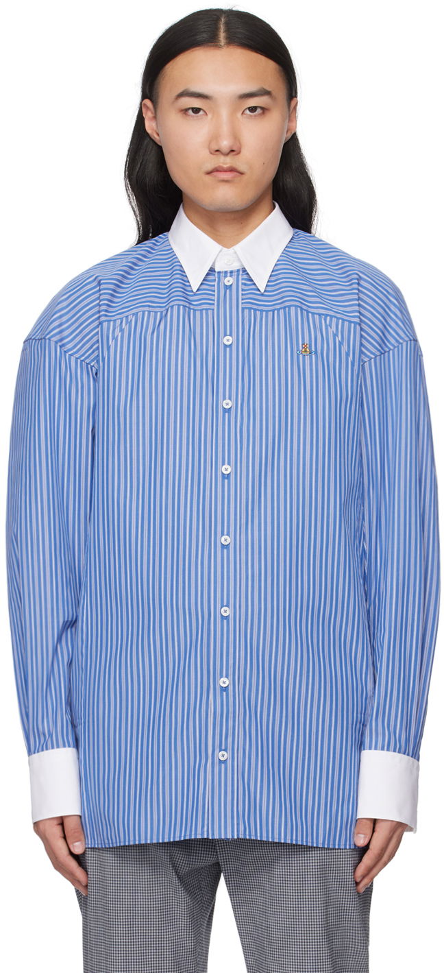 Skjorta Vivienne Westwood Football Shirt Blå | 3501001I-W00QZ-