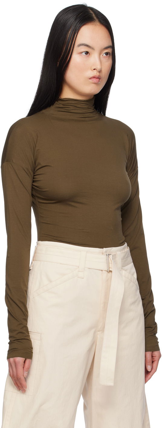 Sweater LEMAIRE Second Skin Turtleneck Grön | TO1175 LJ053, 1
