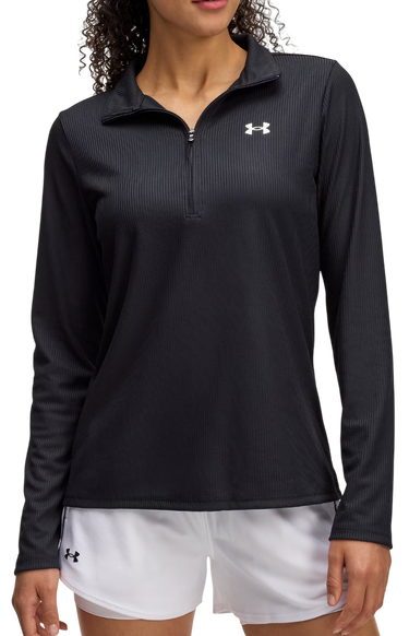 Sweatshirt Under Armour Tech Rib 1/2 Zip Sweatshirt Svart | 1389857-001, 0