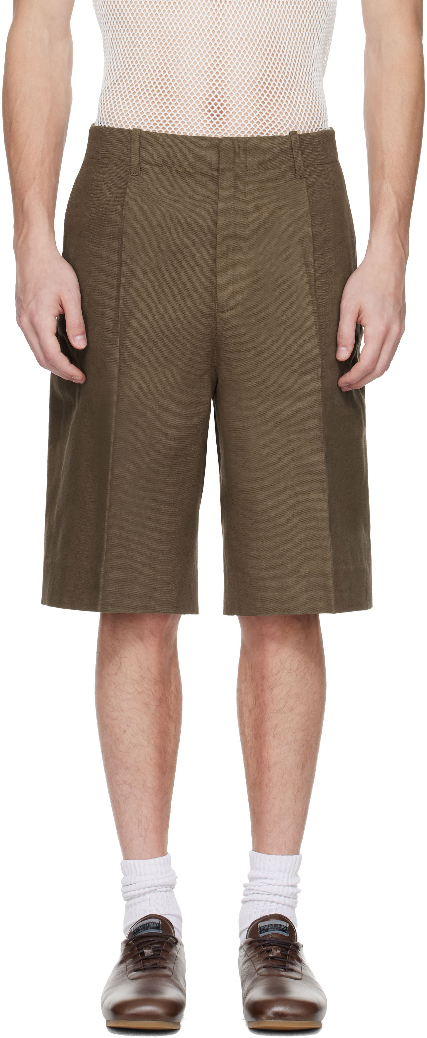 Shorts OUR LEGACY Our Legacy Borrowed Chino Shorts Grön | M2254BTD, 0