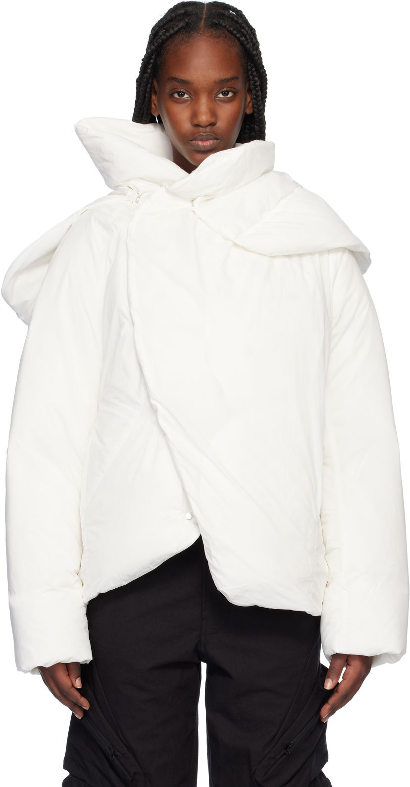 Pufferjacka Post Archive Faction (PAF) 7.0 Center Down Jacket Vit | 7.0 ODC-W