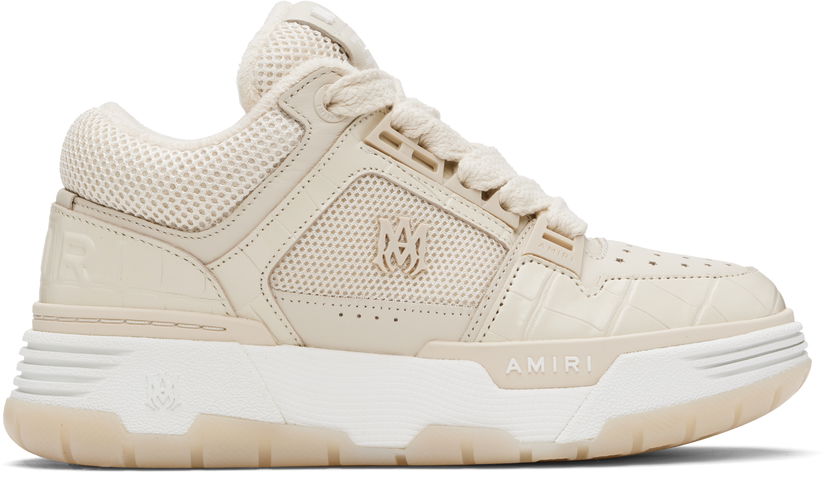 Sneakers och skor AMIRI AMIRI Croc Debossed MA-1 Beige | AWFOSR1138