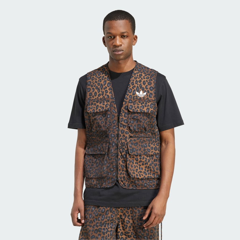 Väst adidas Performance Leo Vest Brun | JV7557