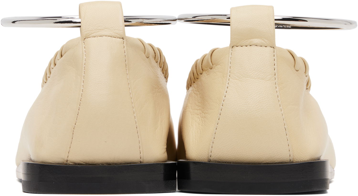 Sneakers och skor Jil Sander Jil Sander Ring Ballerina Flats Beige | J15WZ0009_P4864, 1