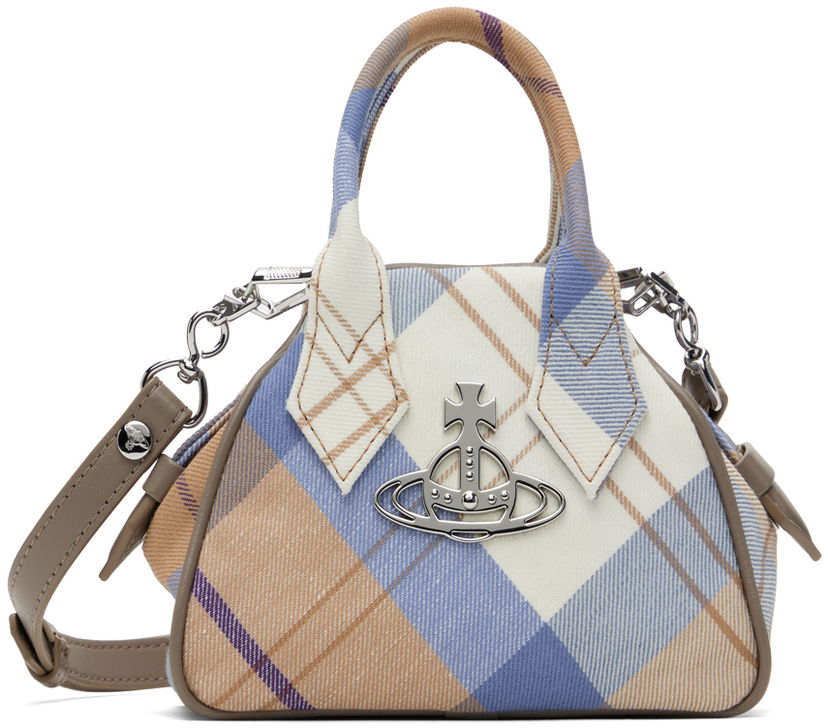 Handväska Vivienne Westwood Mini Yasmine Bag Blå | 5C010006W-W0138-