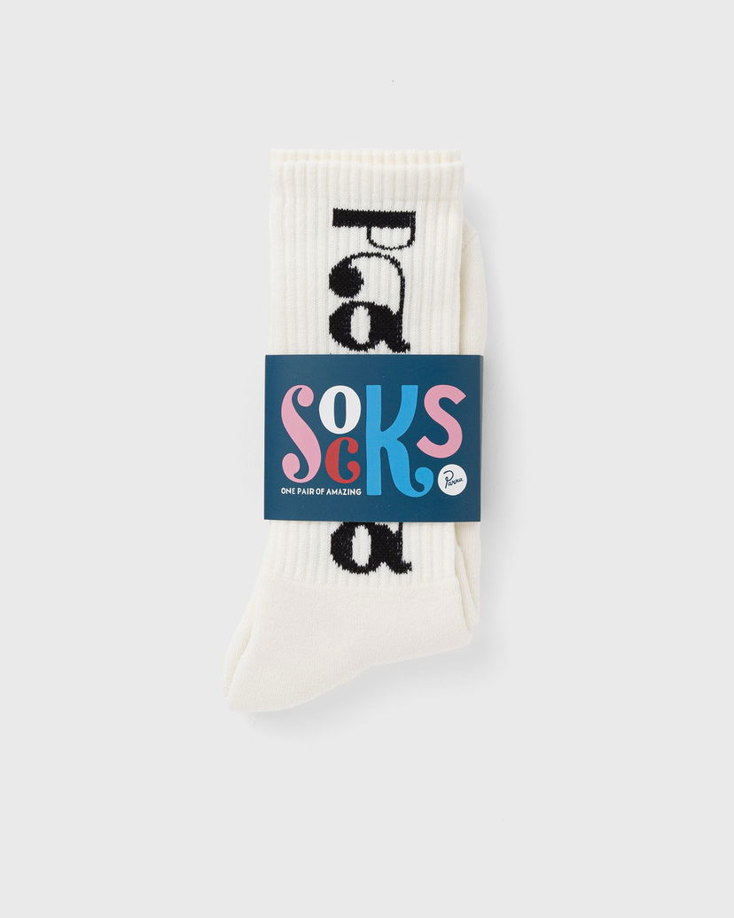 Strumpor By Parra Logo Crew Socks Vit | 54265