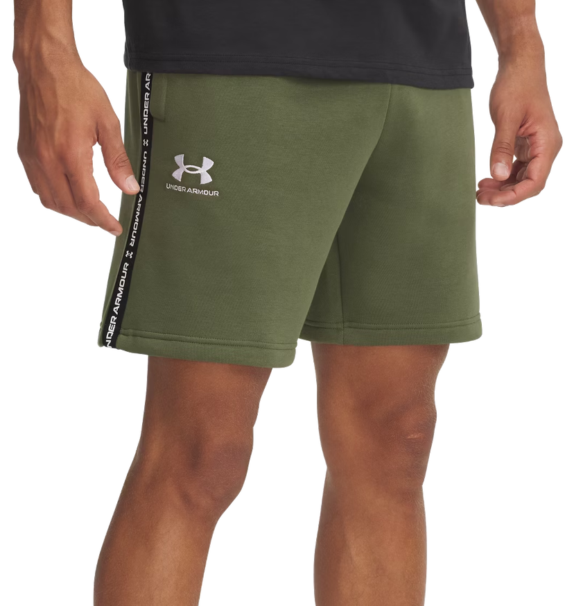 Shorts Under Armour UA Icon Fleece Short Taping Grön | 1390299-390